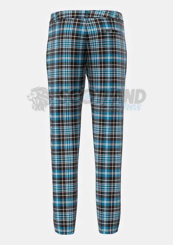 Clark Tartan Trouser Back