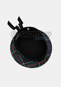 Colquhoun Tartan Balmoral Hat Back Side