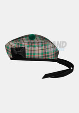 Craig Tartan Glengarry Hat Side