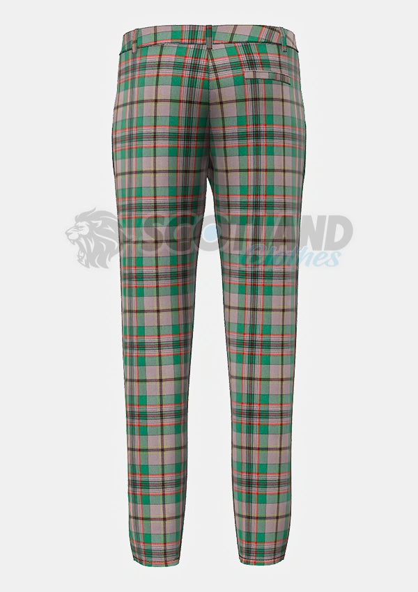 Craig Tartan Trouser Back