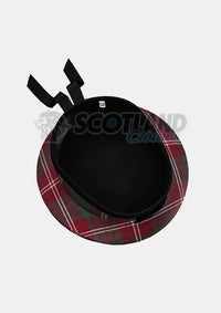 Crawford Tartan Balmoral Hat Back Side