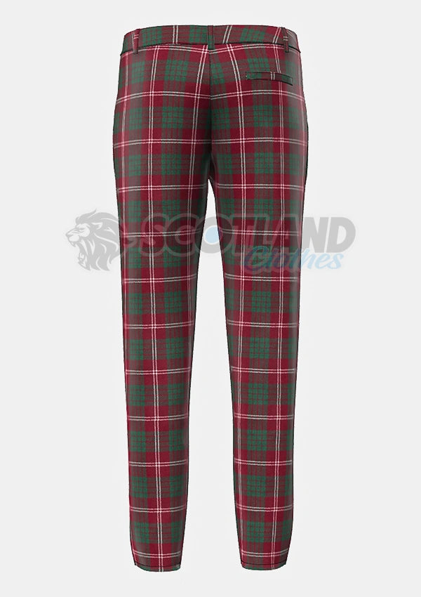 Crawford Tartan Trouser Back