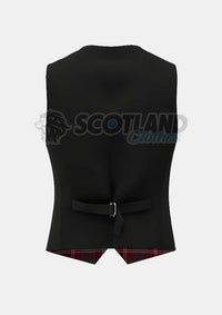 Crawford Tartan Waistcoat Back