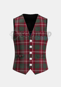 Crawford Tartan Waistcoat Front