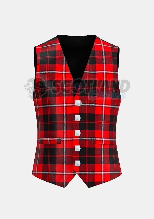 Cunningham Tartan Waistcoat Front