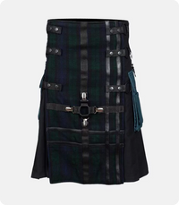 Custom Made Black Watch Hybrid Tartan Kilts