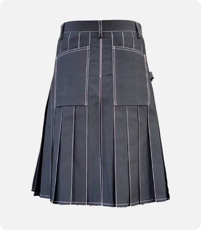 Custom Made Craftman Workout Cargo Kilt Back