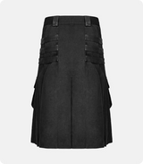 Custom Made Deluxe Gothic Utility Kilt Back