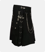 Custom Made Grand Gothic Utility Kilt Side