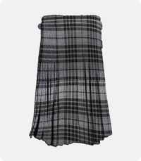 Custom Made Grey Watch Tartan Kilt Back