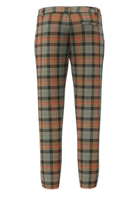 Custom Made  Gunn Weathered Tartan Pant Back