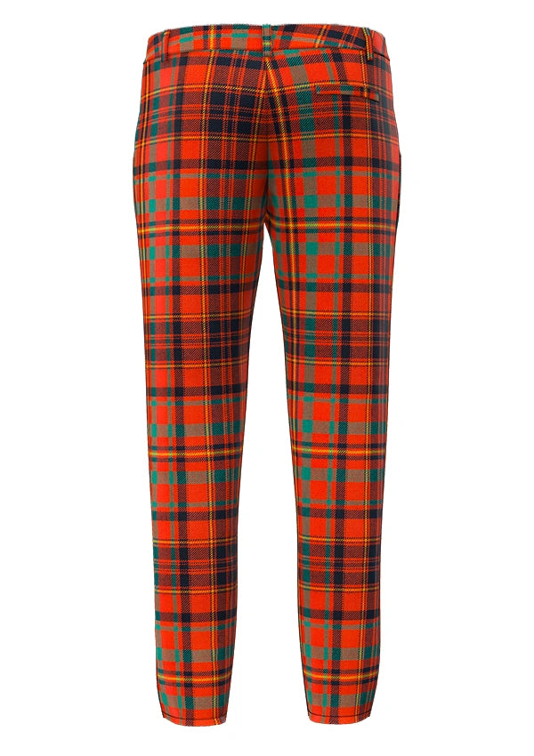 Custom Made Macleod Red River Ancient Tartan Pant Back