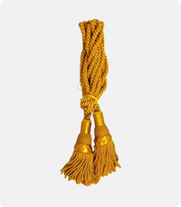 Custom Made Scottish Gold Silk Bagpipe Cord