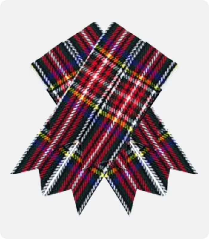 Custom Made Wallace Tartan Kilt Flashes