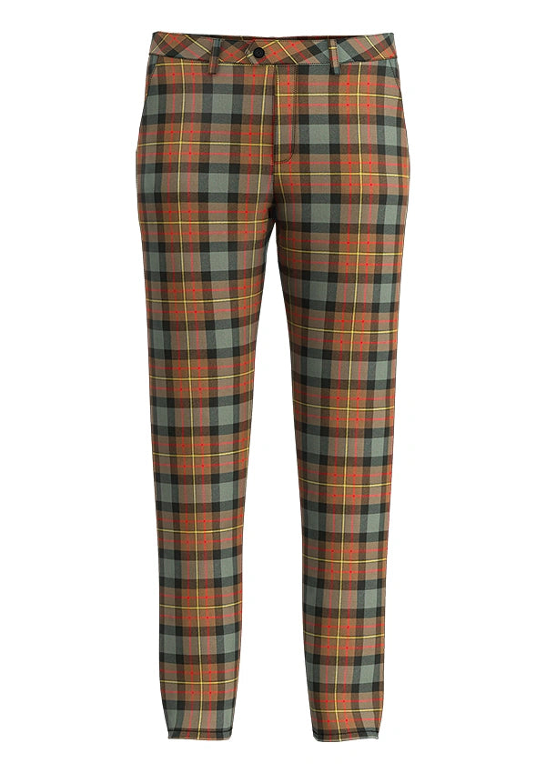 Custom Made Maclaren Weathered Tartan Trouser 