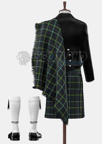 Custom Made Campbell of Argyll Modern Tartan Prince Charlie Kilt Outfit