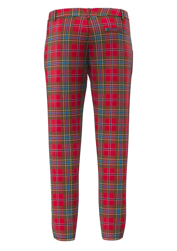 Custom Made Maclean Of Duart Weathered Tartan Trouser Back