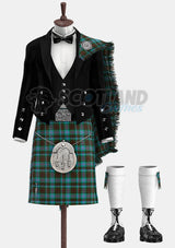 Custom Made Brodie Ancient Hunting Tartan Prince Charlie Kilt Outfit