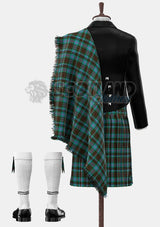 Custom Made Brodie Ancient Hunting Tartan Prince Charlie Kilt Outfit