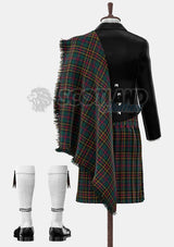 Custom Made Brodie Hunting Modern Tartan Prince Charlie Kilt Outfit