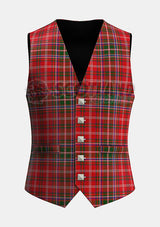 Custom Made Macdougall Tartan Waistcoat