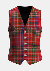 Custom Made Macdougall Tartan Waistcoat