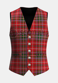 Custom Made Macdougall Tartan Waistcoat
