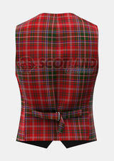 Custom Made Macdougall Tartan Waistcoat