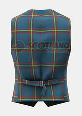 Custom Made Maclain of lochbuie hunting ancient tartan Waistcoat