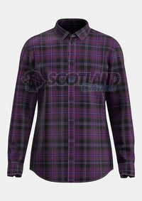 Custom Made Purple Tartan Shirt
