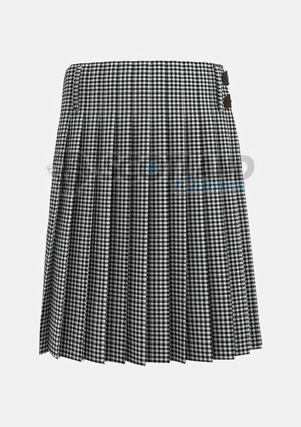 Shepherd Tartan Kilt Back