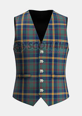 Custom Made US-Marine Corp Tartan Waistcoat