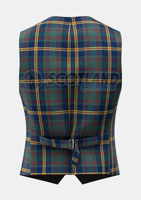 Custom Made US-Marine Corp Tartan Waistcoat