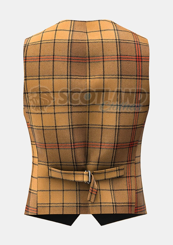 Custom Made Ulster Tartan Kilt Waistcoat
