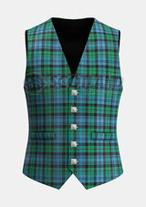 Custom Made Campbell Ancient Tartan Waistcoat