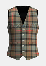 Custommade Gunn Weathered Tartan Waistcoat