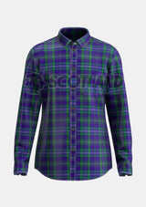 Davies Tartan Shirt Front
