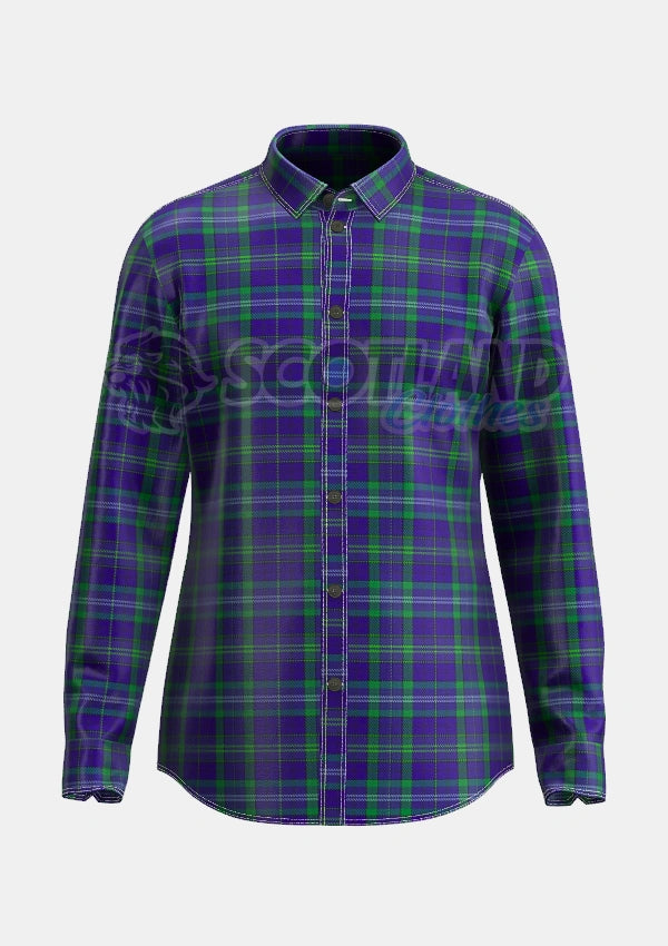 Davies Tartan Shirt Front