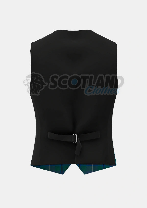Douglas Tartan Waistcoat Back