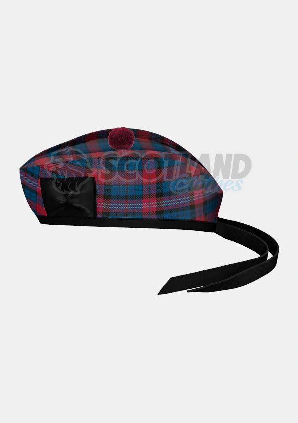 Evans Tartan Glengarry Hat Side