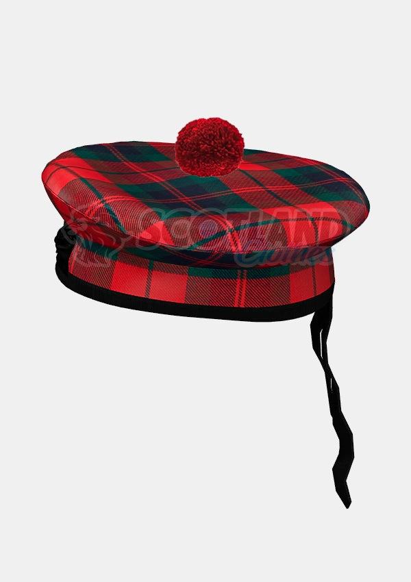 Fraser Tartan Balmoral Hat Front Side