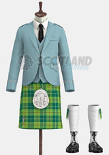 Galloway Hunting Tartan Argyle Outfit
