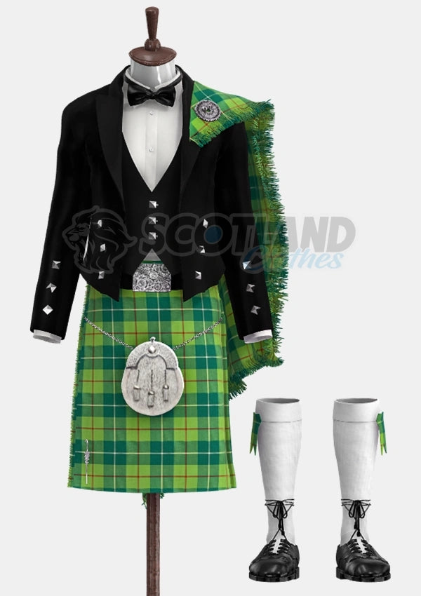 Galloway Hunting Tartan Prince Charlie Outfit