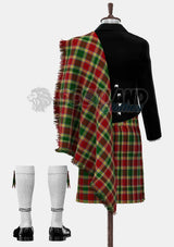 Gibson Tartan Prince Charlie Outfit