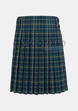 Gorman Blue Tartan Kilt Back