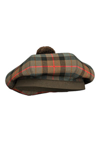 Gunn Weathered Tartan Tam O' Shanter Hat Side