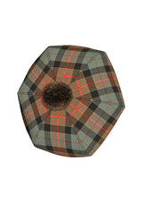 Gunn Weathered Tartan Tam O' Shanter Hat Top