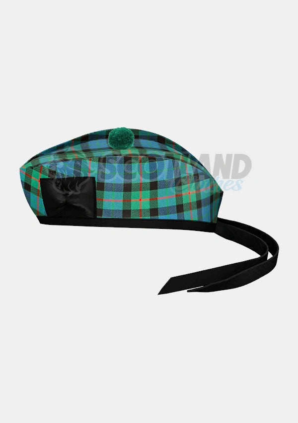 Gunn Tartan Glengarry Hat Side