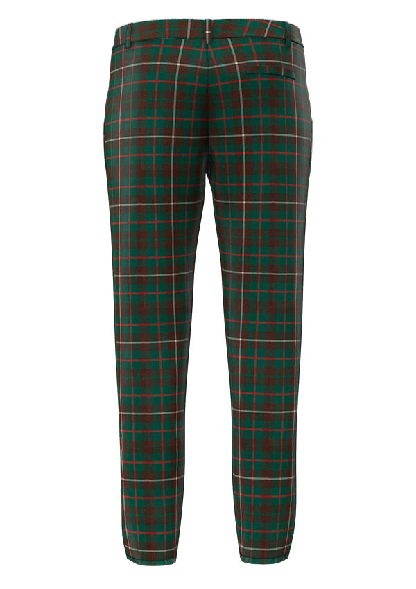 Hand Made Mackinnon Ancient Hunting Tartan Trouser Back