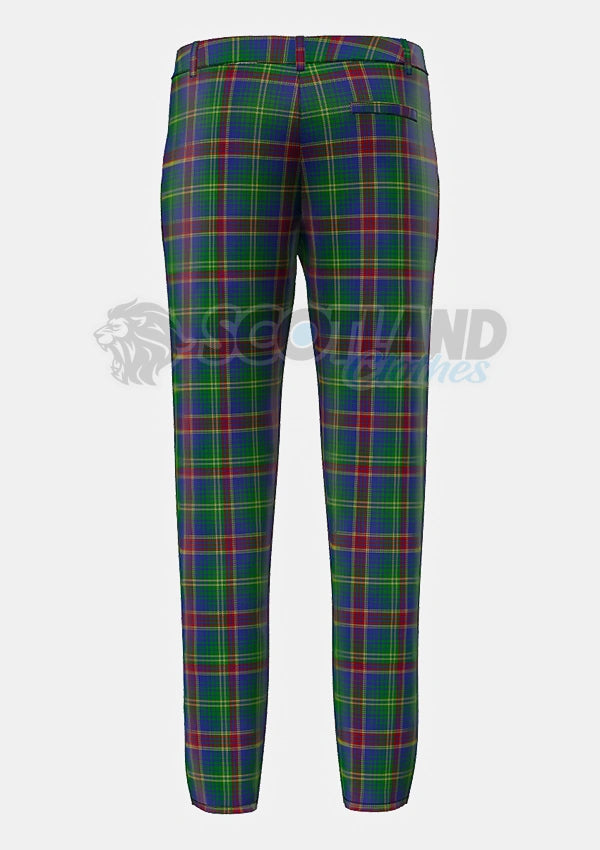 Hart of Scotland Tartan Trouser Back